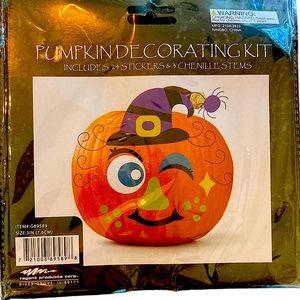 NWT Pumpkin Decorating Kit